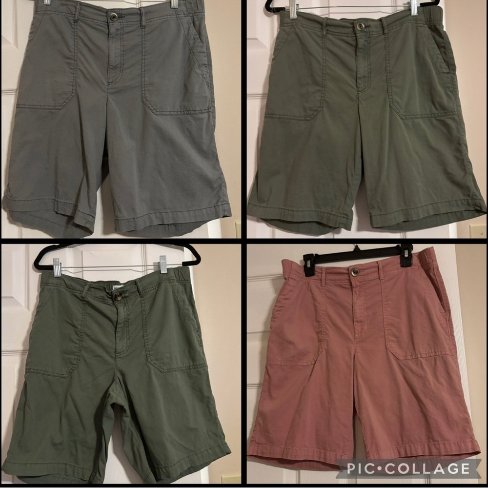 Sonoma Women's Shorts in Gray, Green, and Pink